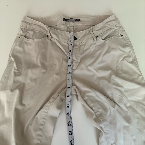 Zara Women's Cream Straight Leg Jeans - Picture 5 of 8